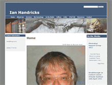 Tablet Screenshot of ianhandricks.com